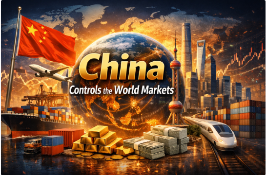 With a smart strategy, China controls most of the world’s markets.